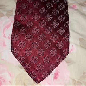 Damaged Christian Dior Classic Maroon Neck Tie - Damaged